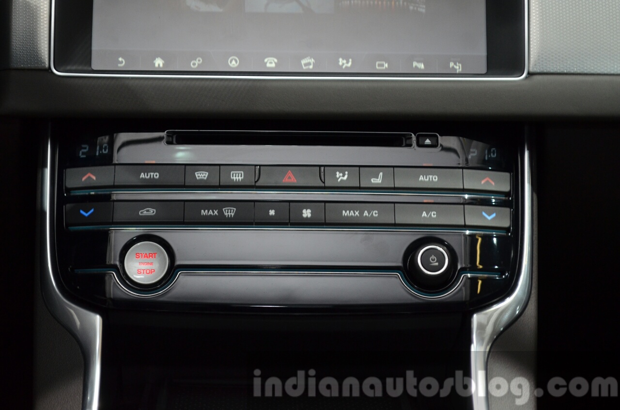 2016 Jaguar XF HVAC controls at the IAA 2015
