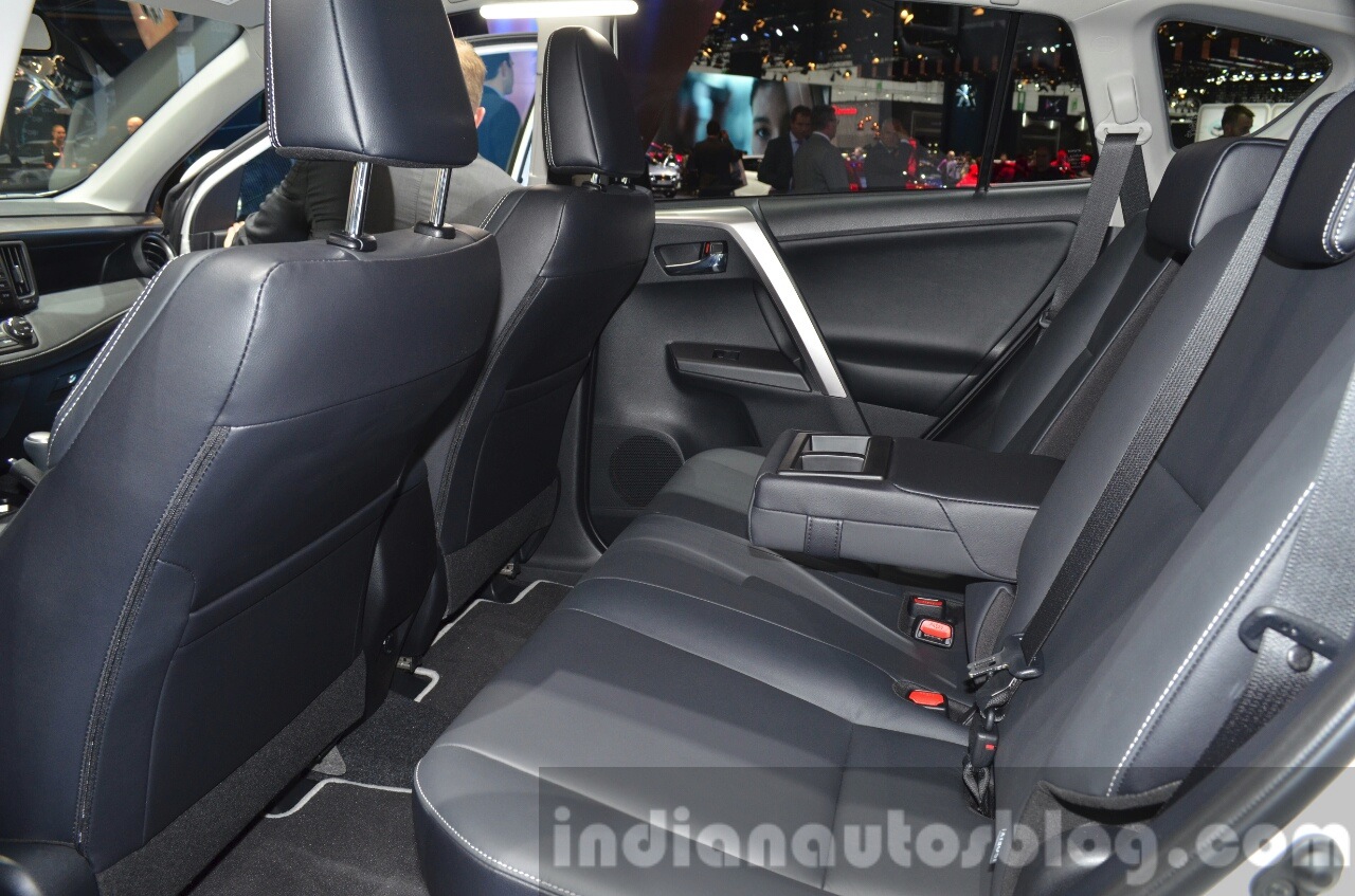 2016 Toyota RAV4 Hybrid rear seat at IAA 2015