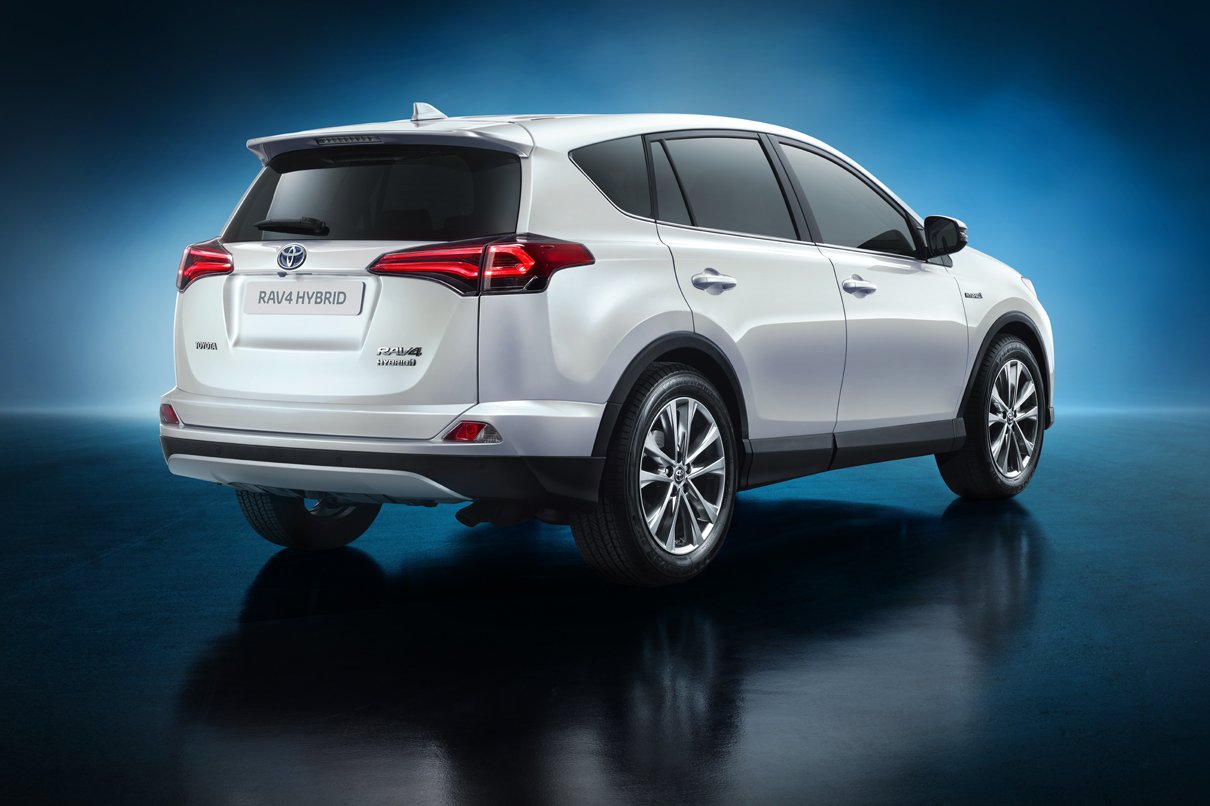 2016 Toyota RAV4 Hybrid unveiled rear three quarter