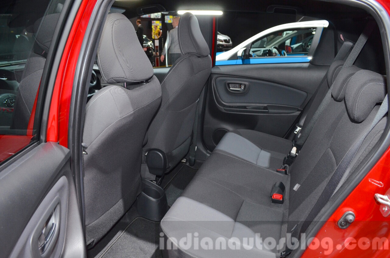 2016 Toyota Yaris Bi-tone Rear Seats Legroom At Iaa 2015