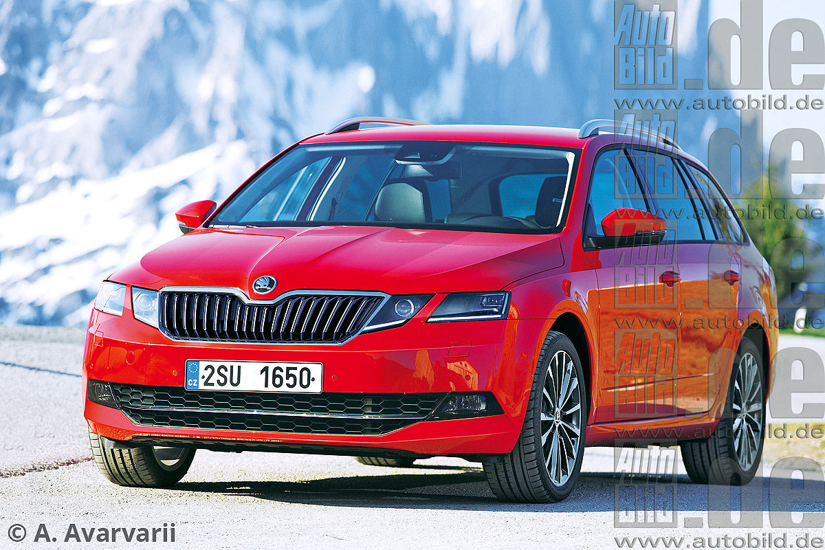 17 Skoda Octavia Rendered Will Gain A 3 Cyl Engine