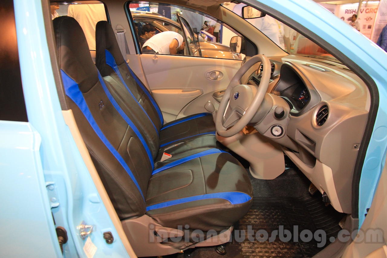 Datsun Go Limited Edition front seats at Nepal Auto Show 2015