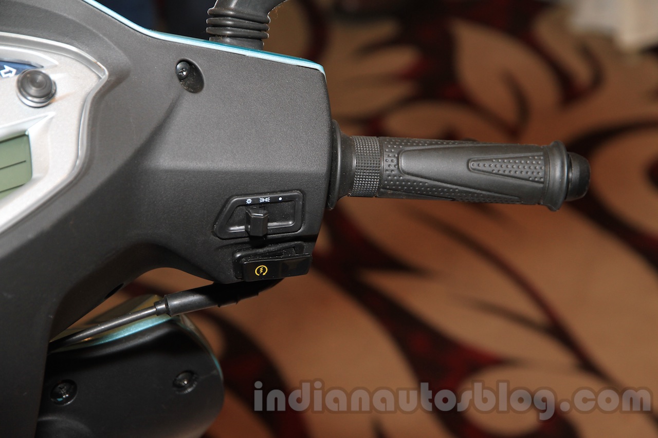 Hero Duet handlebar right unveiled India