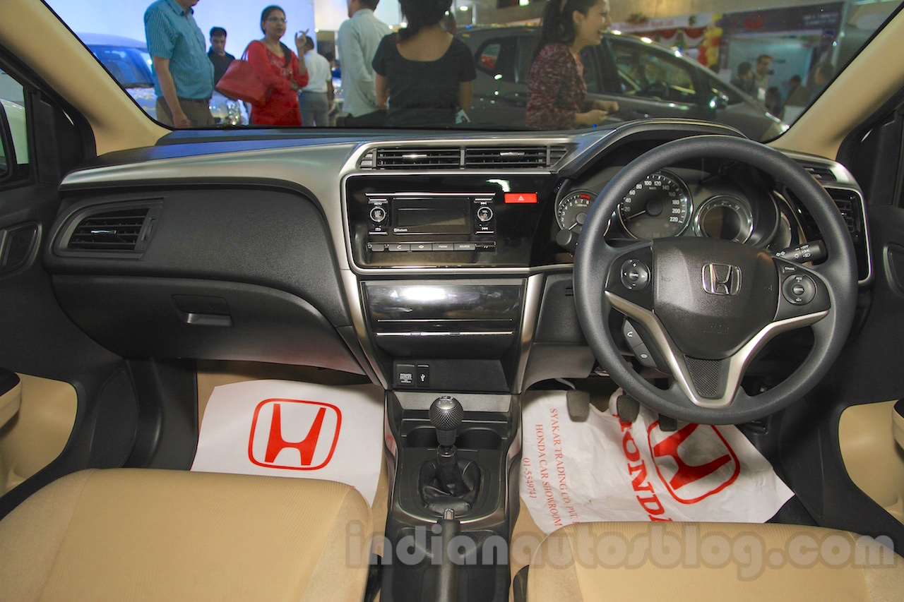 Honda Jazz dashboard at Nepal Auto Show 2015
