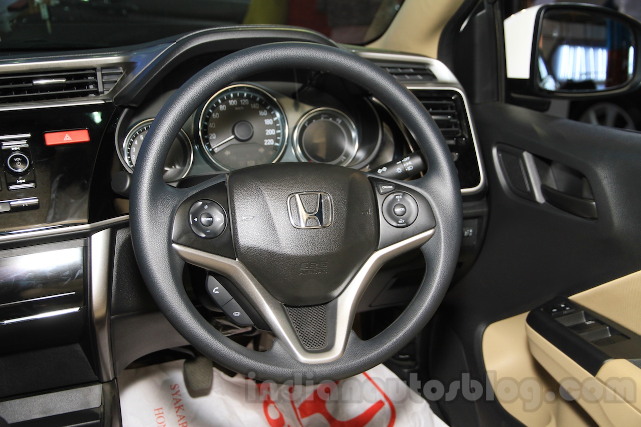 Honda Jazz steering wheel at Nepal Auto Show 2015