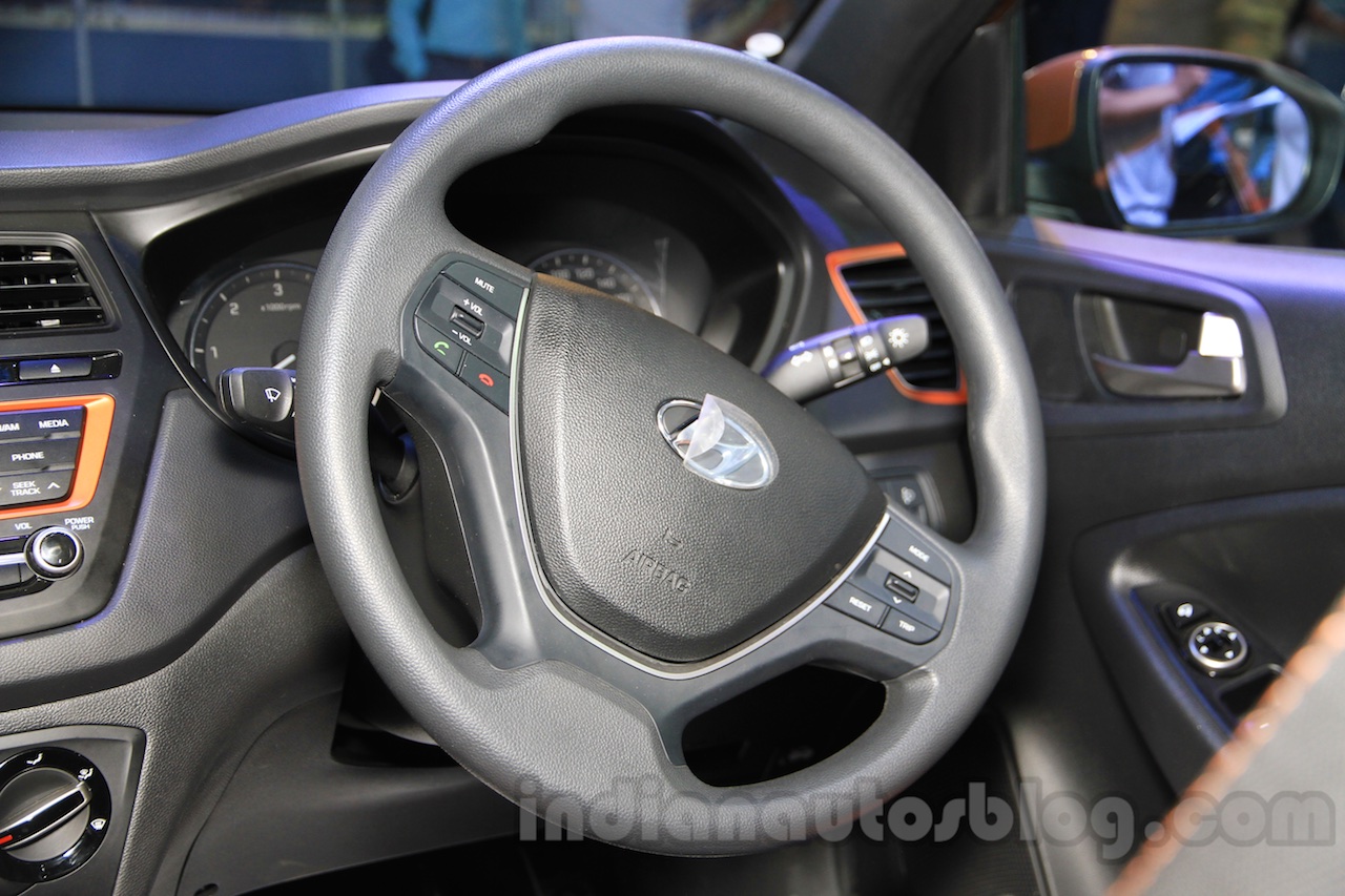 Hyundai i20 Active steering wheel at Nepal Auto Show 2015