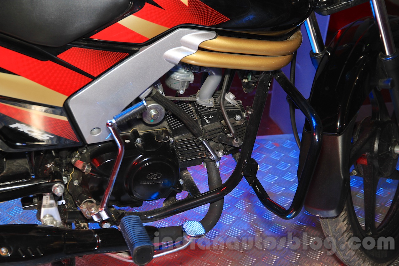 Mahindra Centuro Rockstar engine at Nepal Auto Show 2015