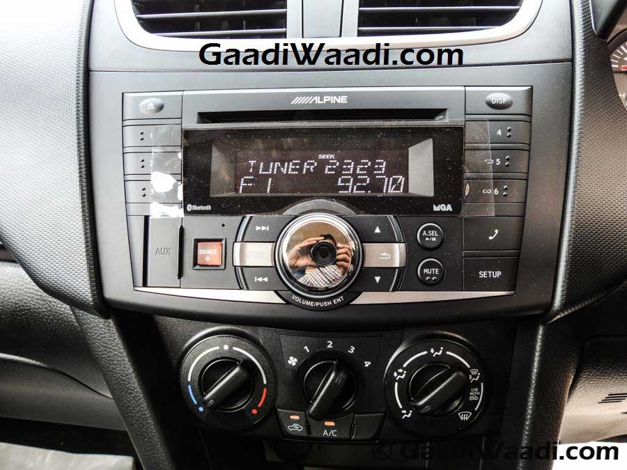 Maruti swift 2024 music system