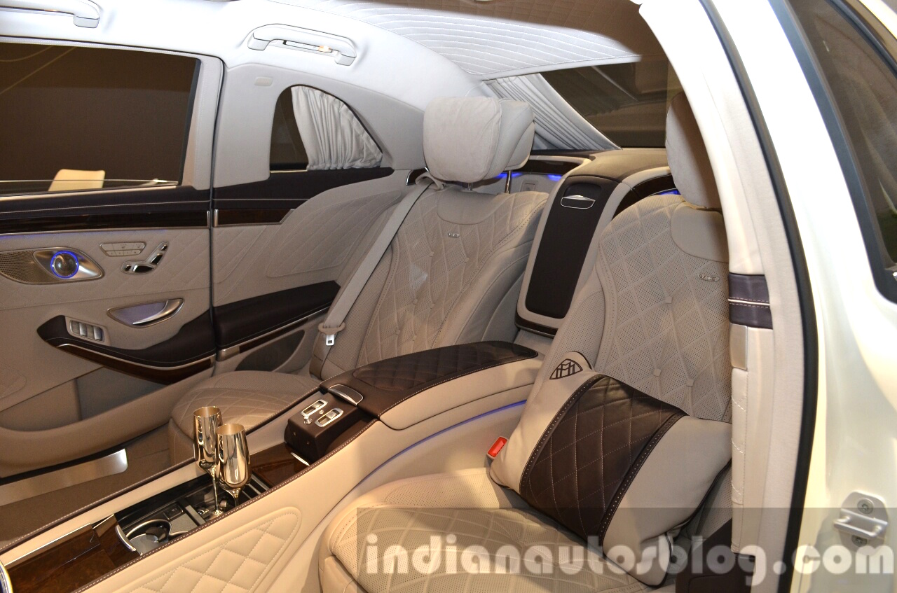 Mercedes Maybach S600 Pullman seats at IAA 2015
