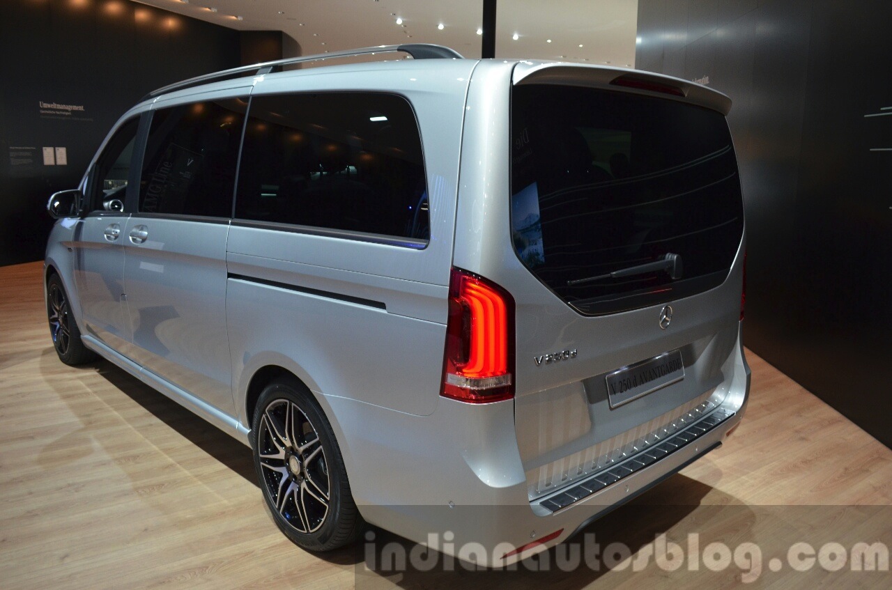 Mercedes V Class Amg Line Rear Three Quarter Left At Iaa 2015 9422