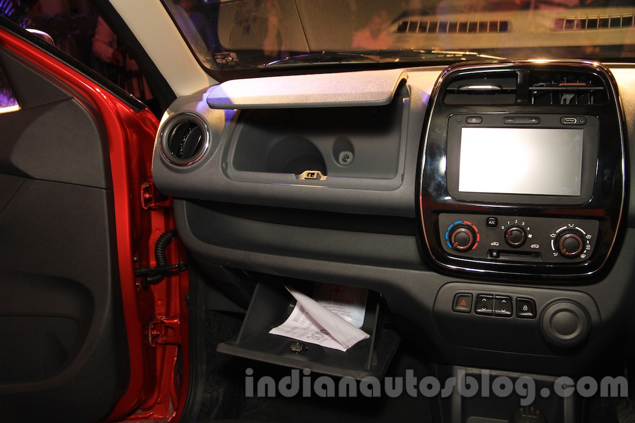 Renault Kwid glovebox launched India