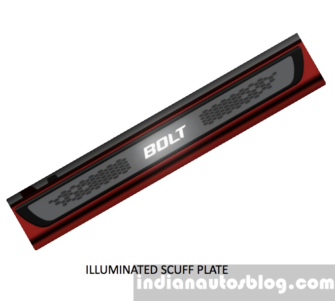 Tata Bolt Celebration Edition scuff plate