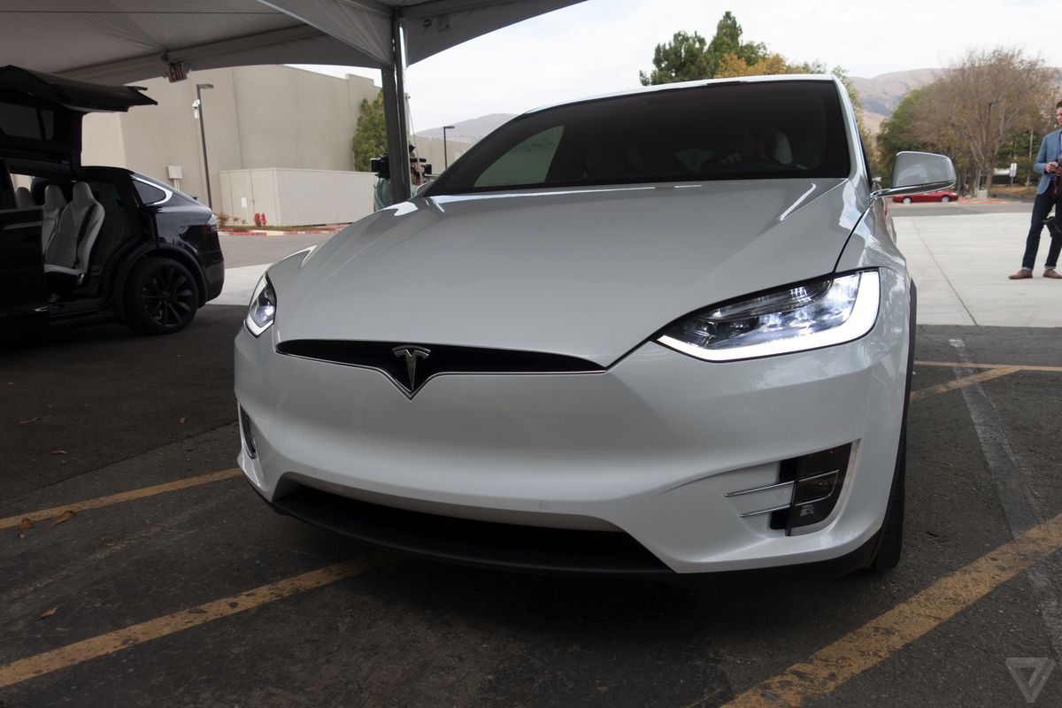 Tesla Model X front launch