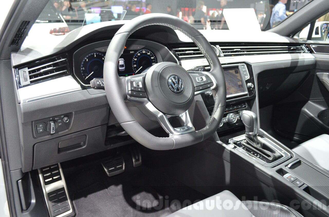 VW Passat interior at the 2016 Geneva Motor Show