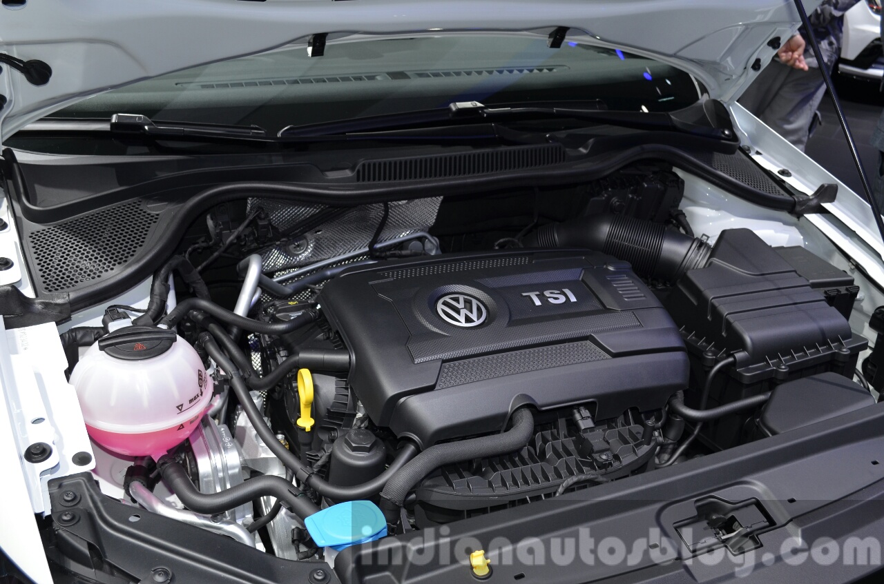 Volkswagen Polo GTI engine at IAA 2015