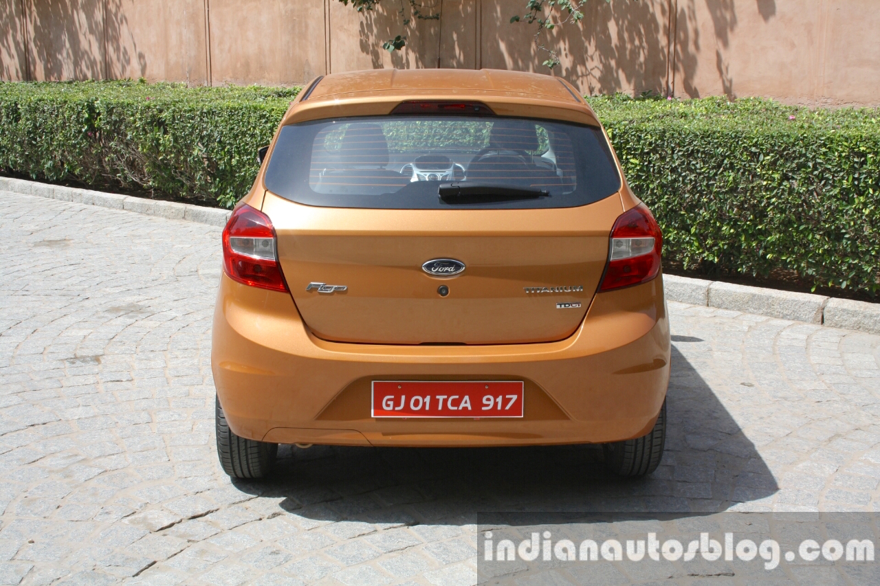 2015 Ford Figo rear first drive review
