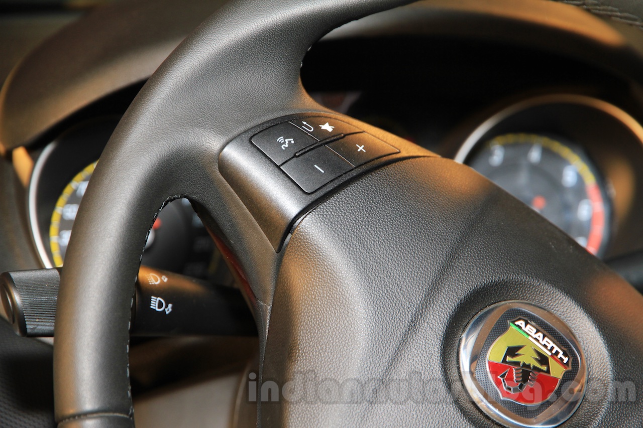 Fiat Abarth Punto steering controls