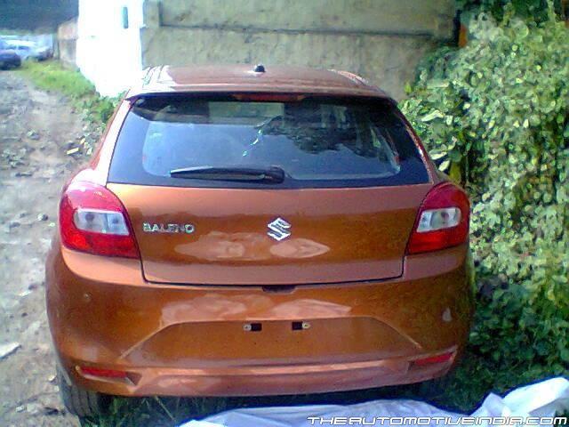 Maruti Baleno Delta rear spied