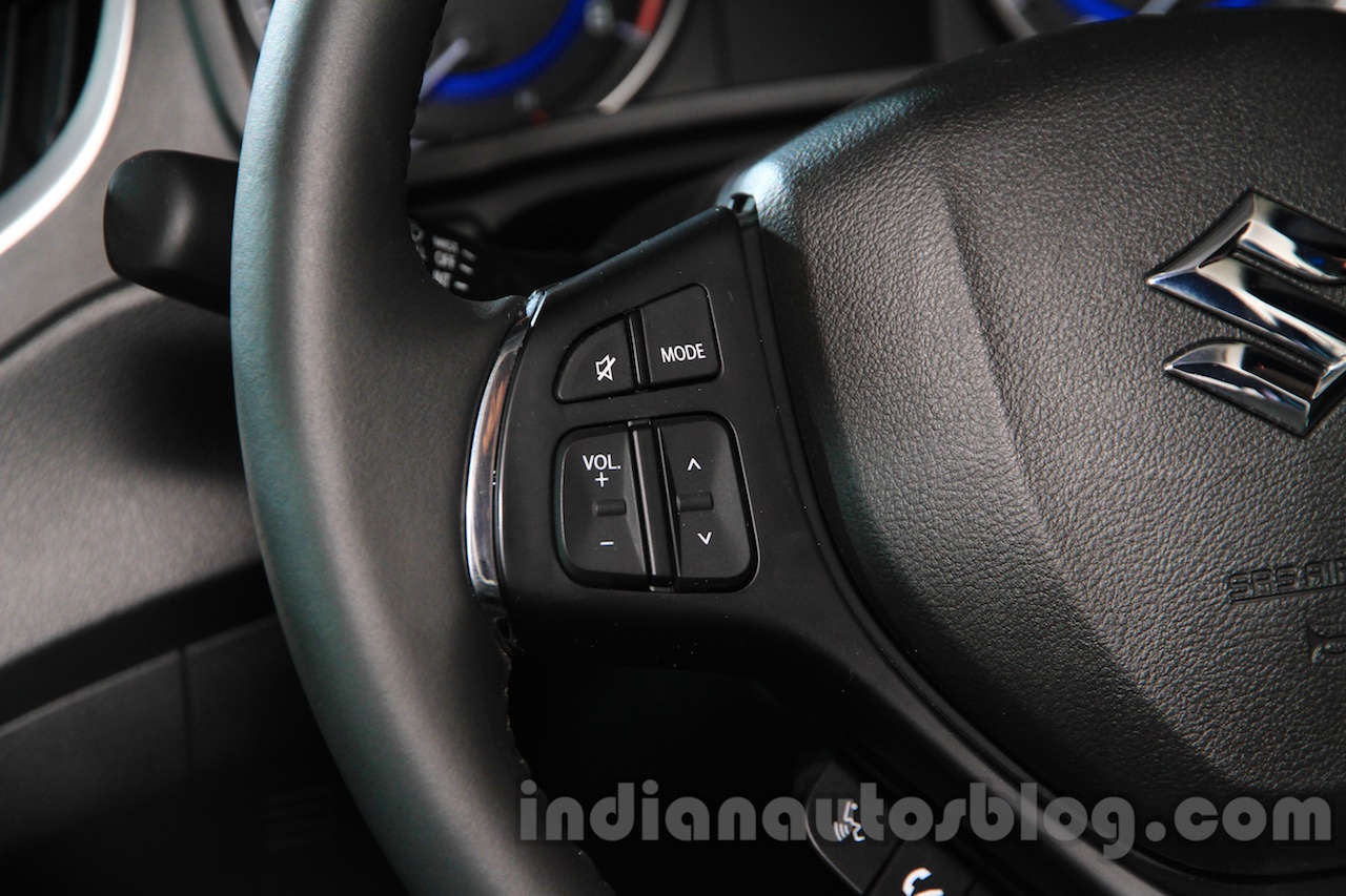 Maruti Baleno steering controls launch images