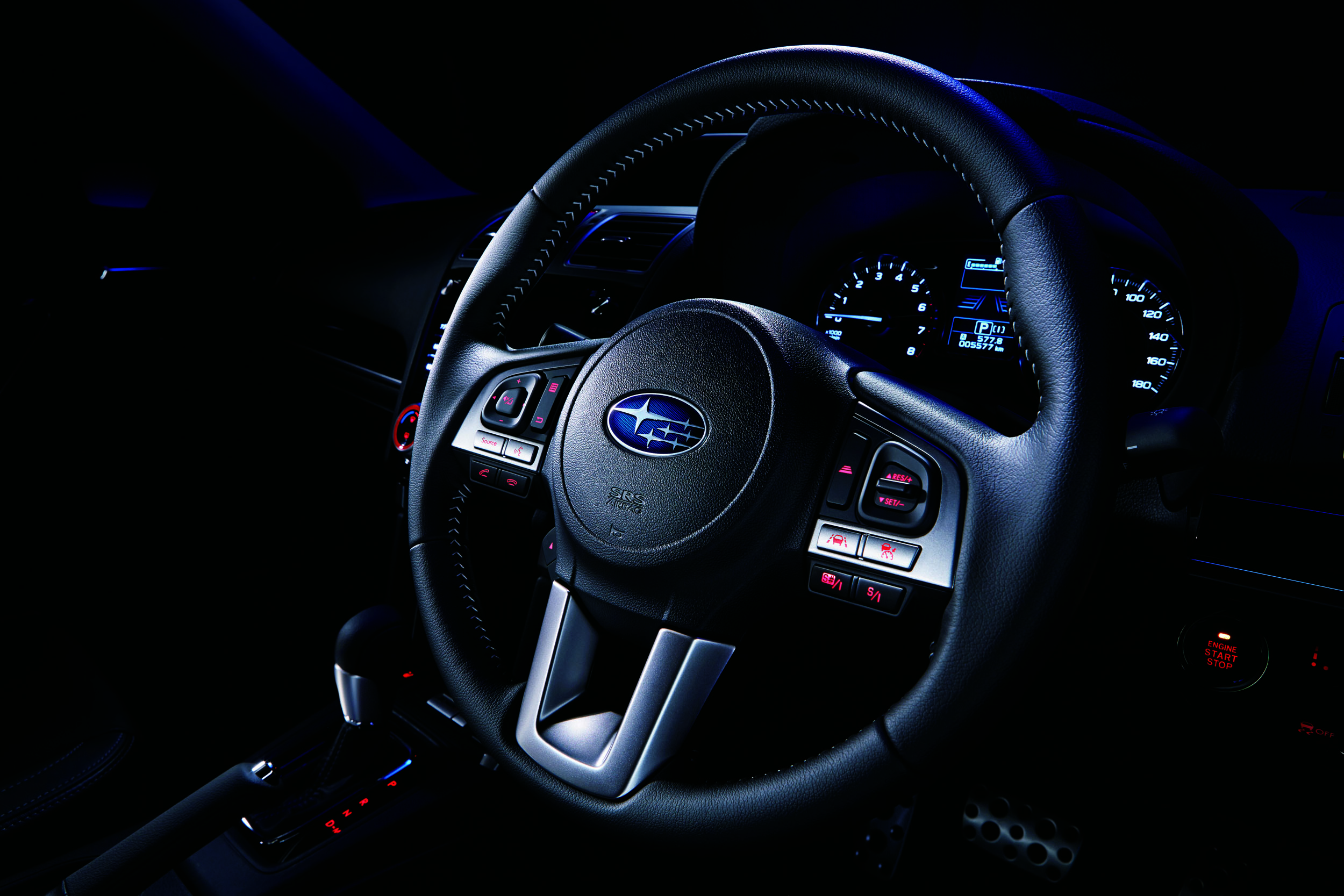 Subaru Forester Facelift steering wheel official