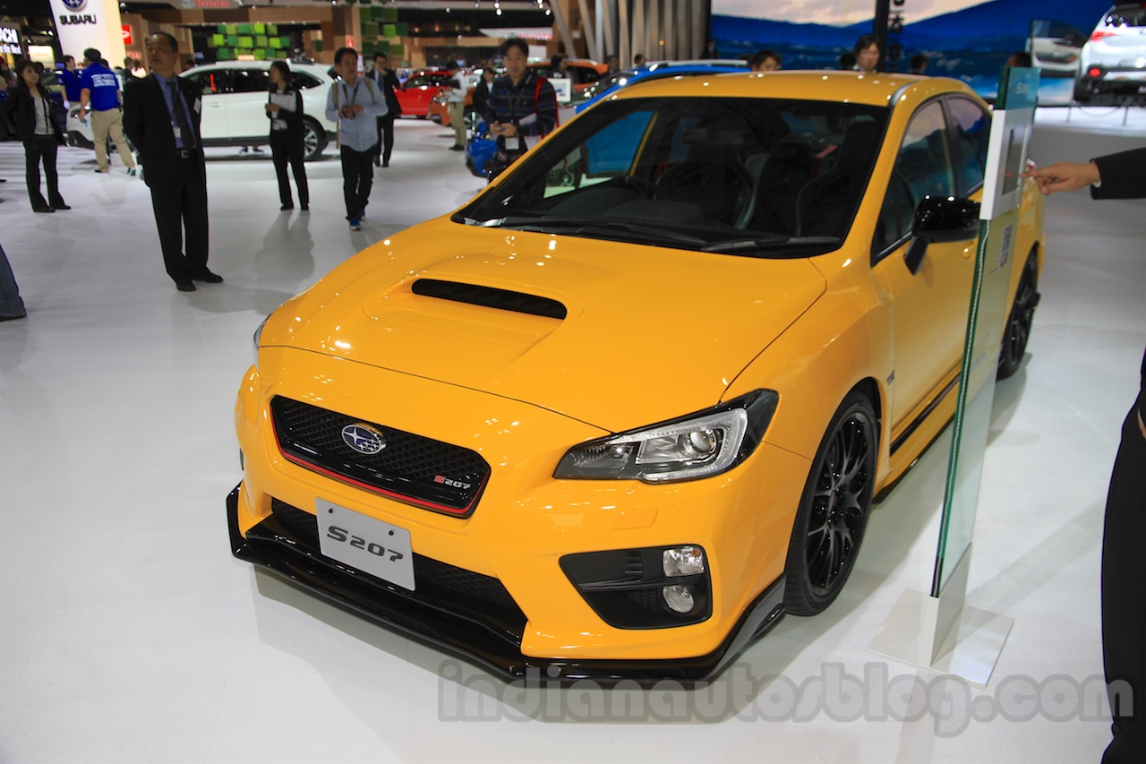 Subaru WRX STi S207 Limited Edition front three quarter at the 2015 ...