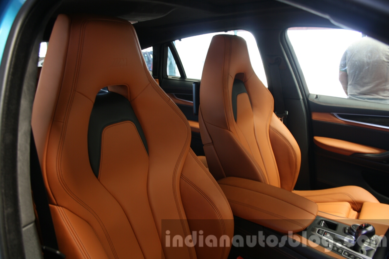 2015 BMW X6 M front seats first drive review