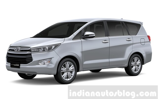 2016 Toyota Innova Silver Metallic press images