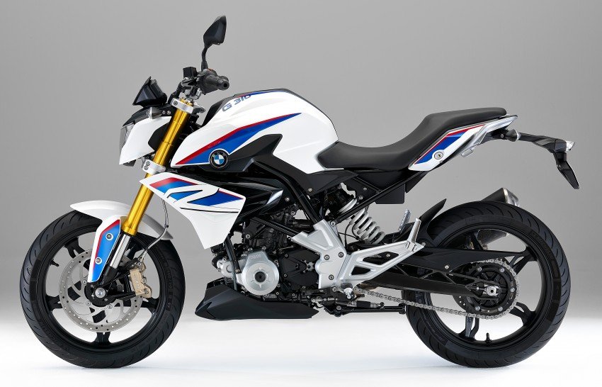 BMW G310R white side unveiled