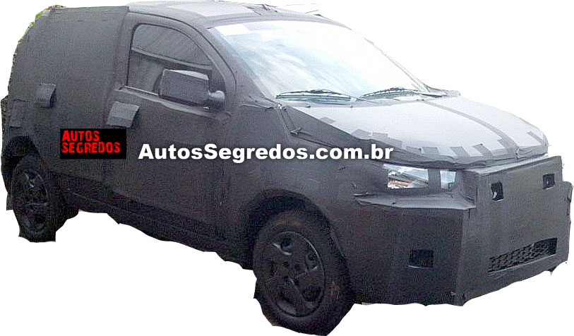 Fiat X1H sub-compact hatchback front three quarter spotted heavily disguised