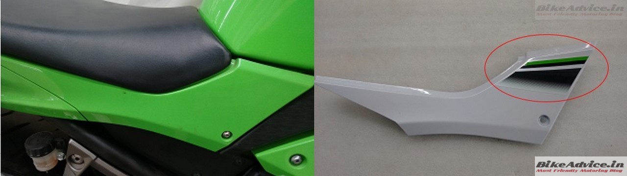 ninja 300 side fairing