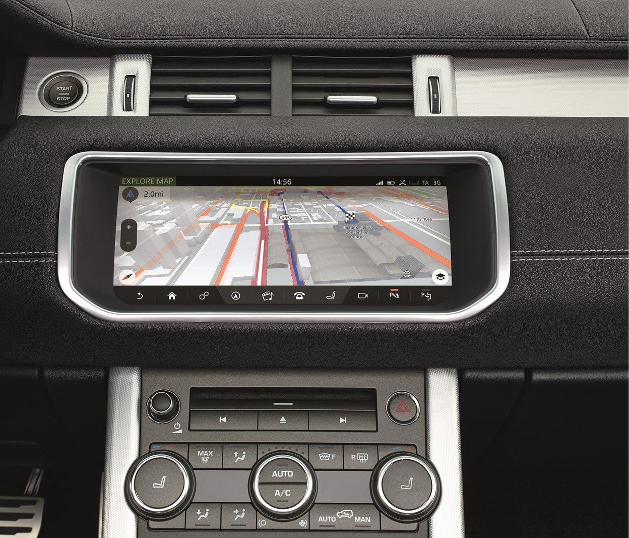 Range Rover Evoque Convertible In Control Touch Pro unveiled