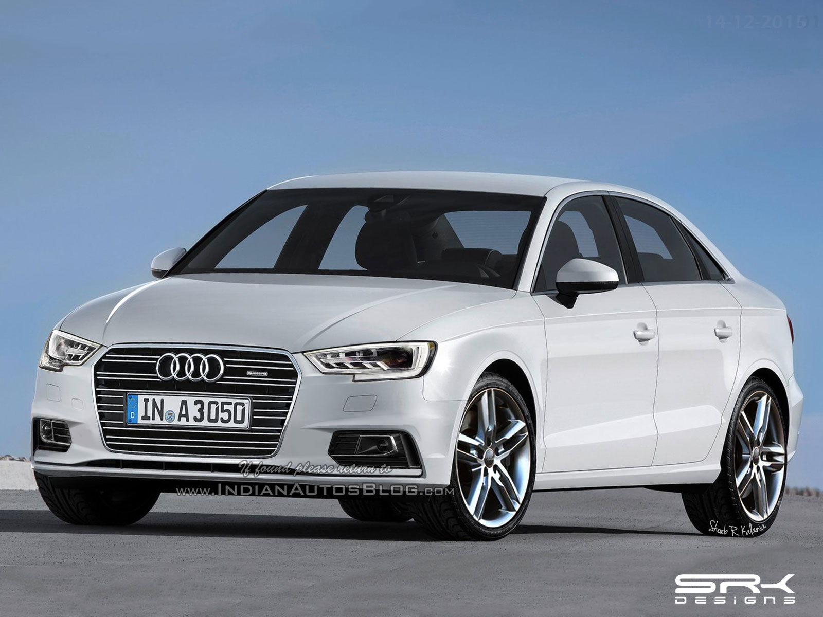 Werkgever Ongewijzigd elf 2016 Audi A3 Sedan (facelift) front &amp; rear - Rendering