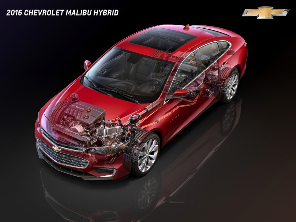 2016 Chevrolet Malibu Hybrid with body