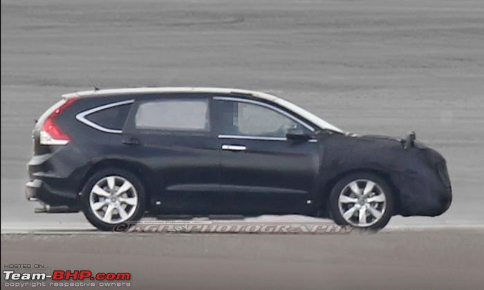 2017 Honda CR-V with 7 seats spied