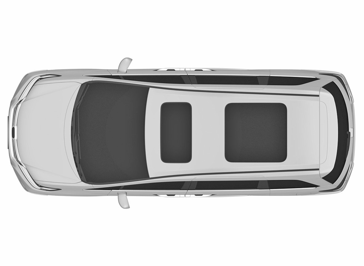 2017 Honda Odyssey top view patent image