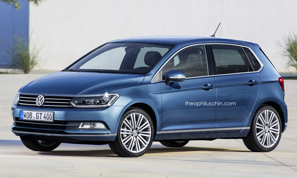 2021 VW Polo facelift speculatively rendered based on spy shots