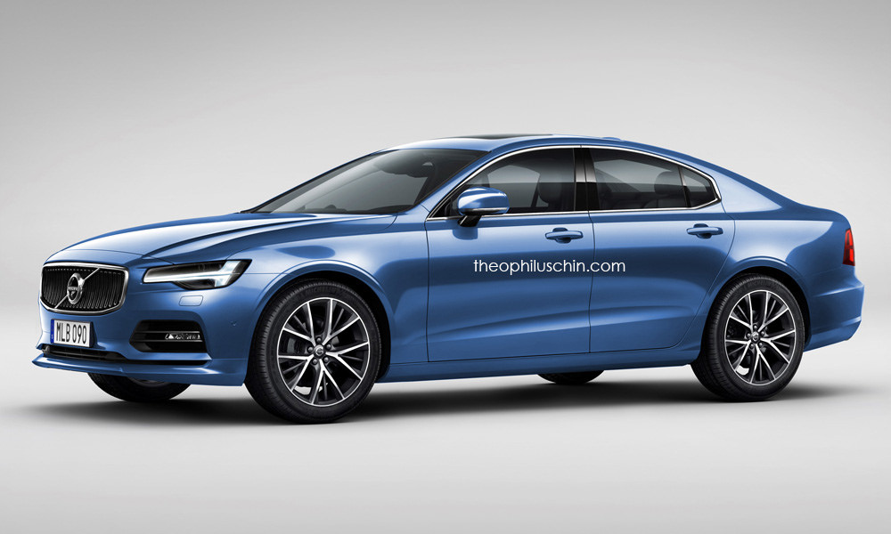 2018 Volvo S60 front three quarter Rendering
