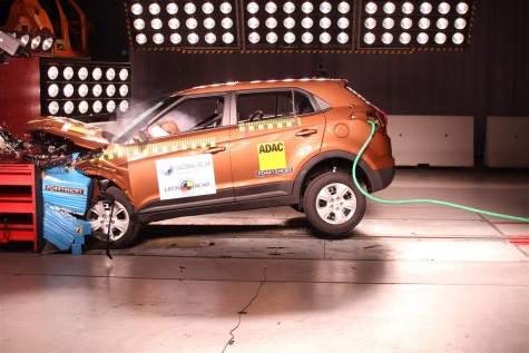 Hyundai Creta Latin NCAP crash test two airbags