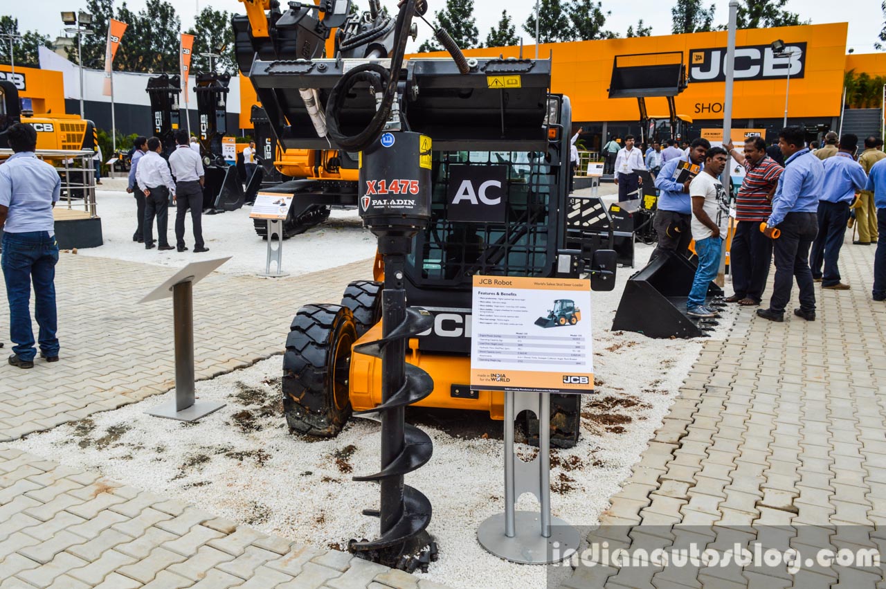 JCB Robot 155 front at EXCON 2015