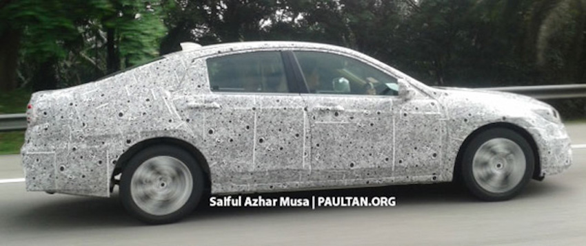 New Proton Perdana Spotted With Production Spec Body