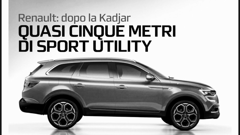 Renault Koleos successor side magazine renders surface online