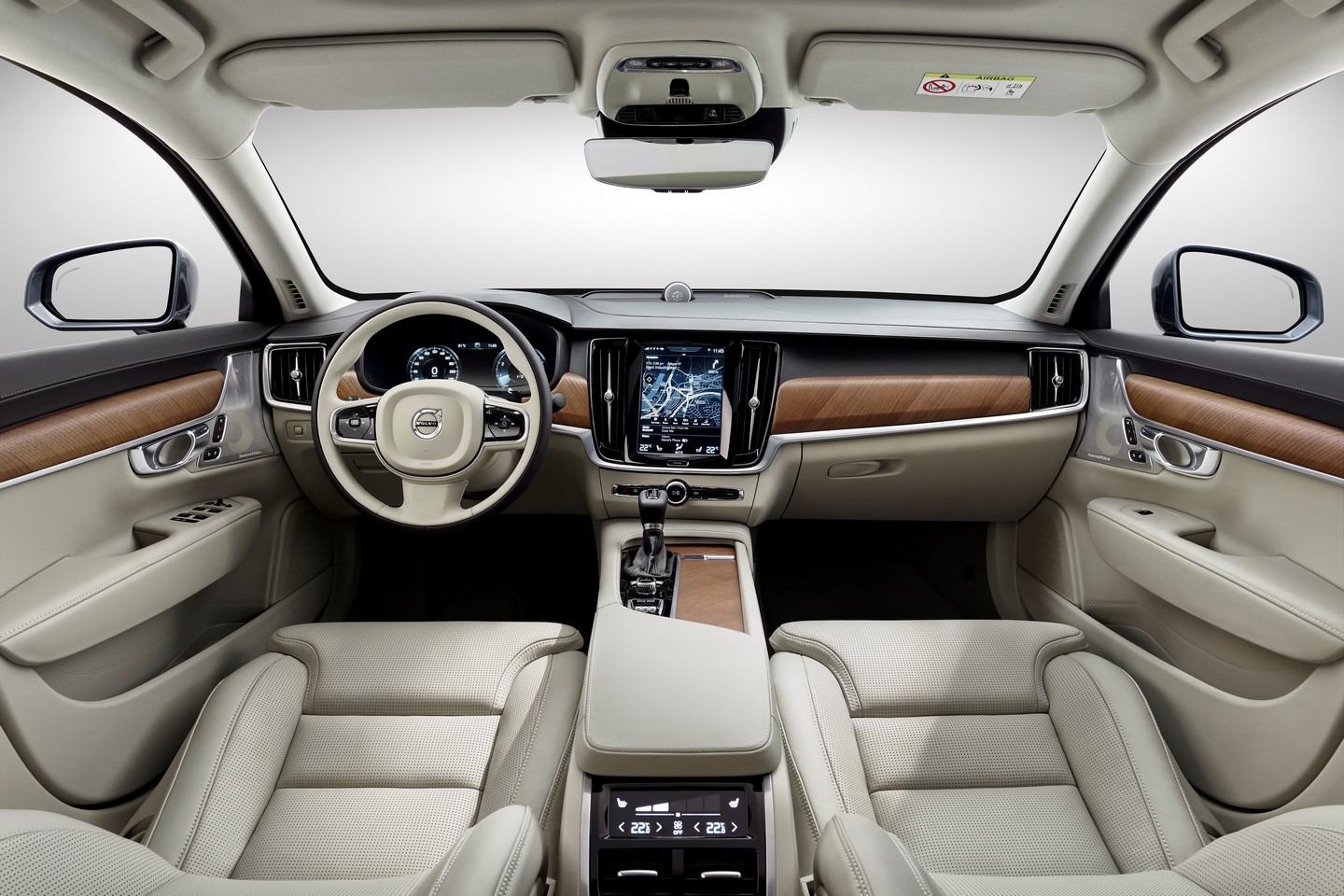 Volvo S90 dashboard unveiled