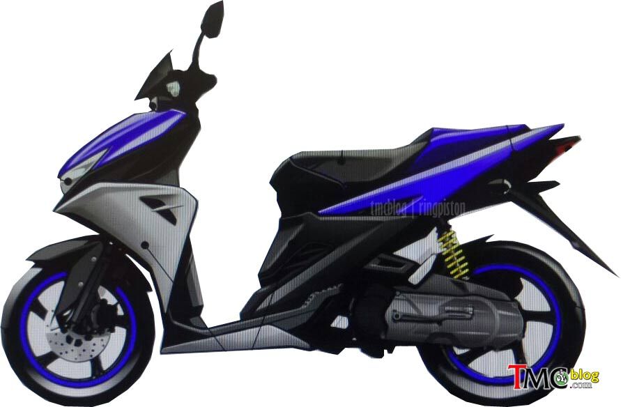 Yamaha Aerox 125 leaked to launch in 2016 Indonesia