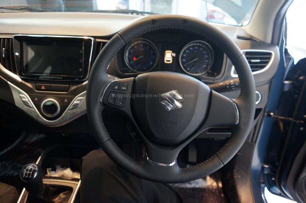 Maruti Baleno steering wheel launches in Goa