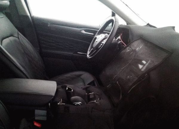 New Ford Mondeo 2017 Ford Fusion Interior Spied In China