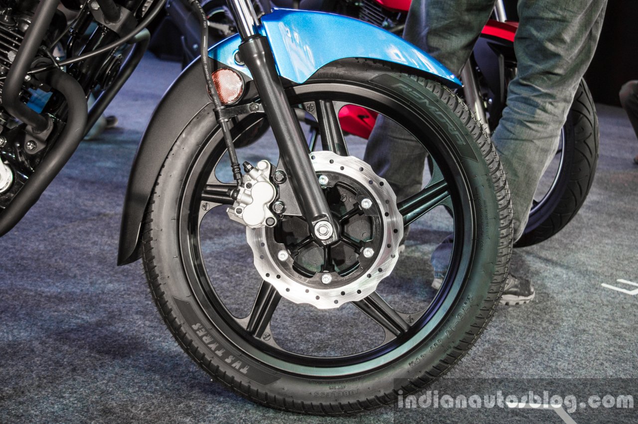 New TVS Victor front alloy wheel disc brake launched