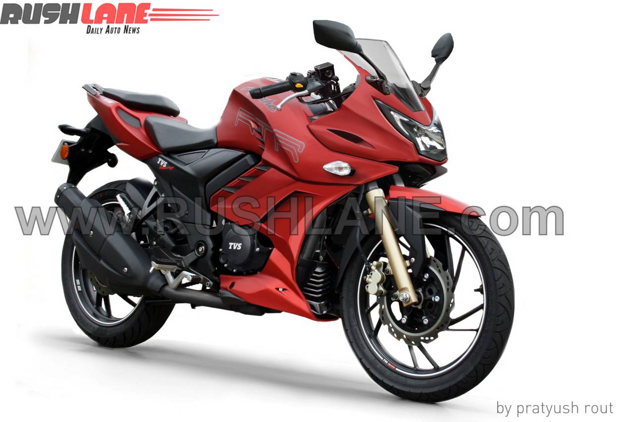 Tvs Apache Rtr 200 Fully Faired Rendering