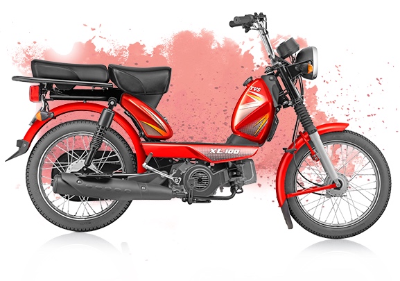 TVS XL 100 4 stroke launched at INR 29 539