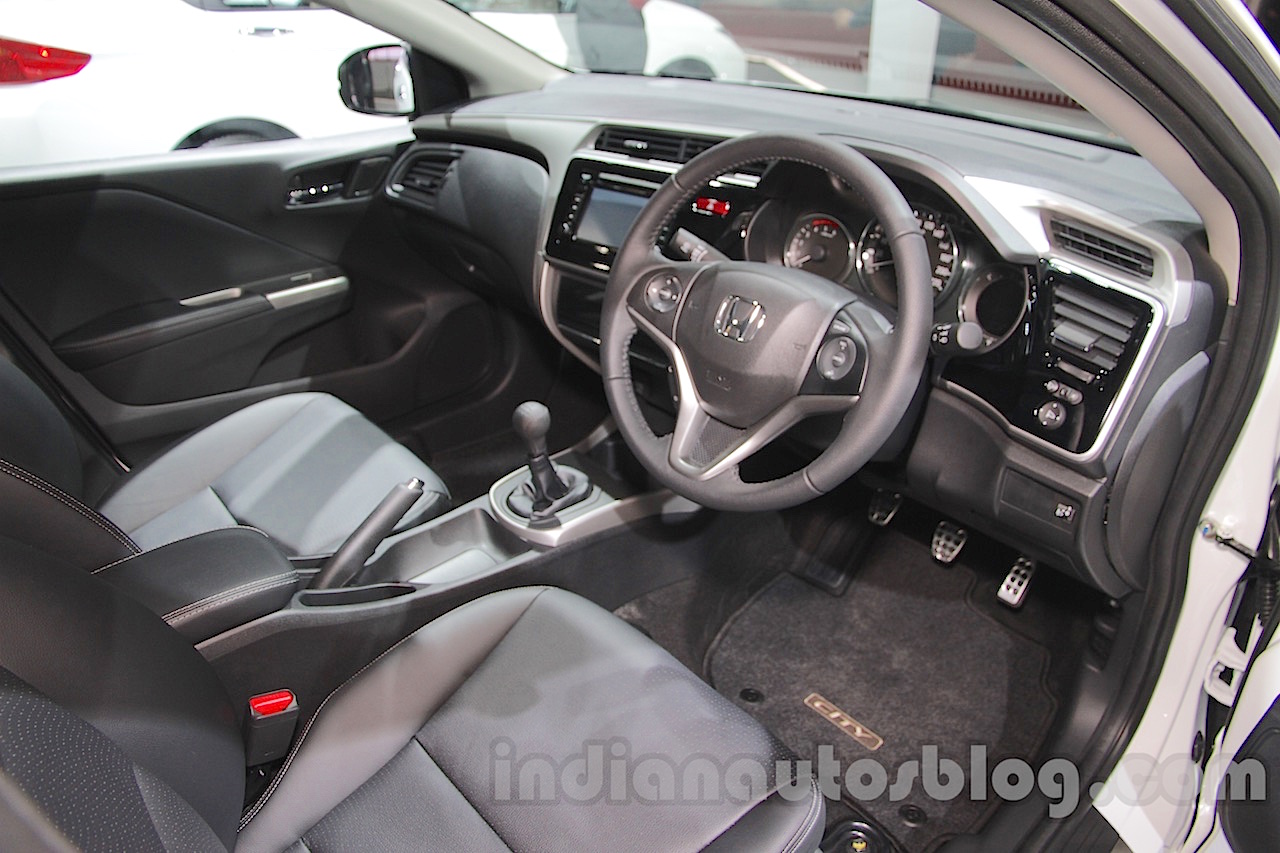2016 Honda City Black interior with accessories dashboard 