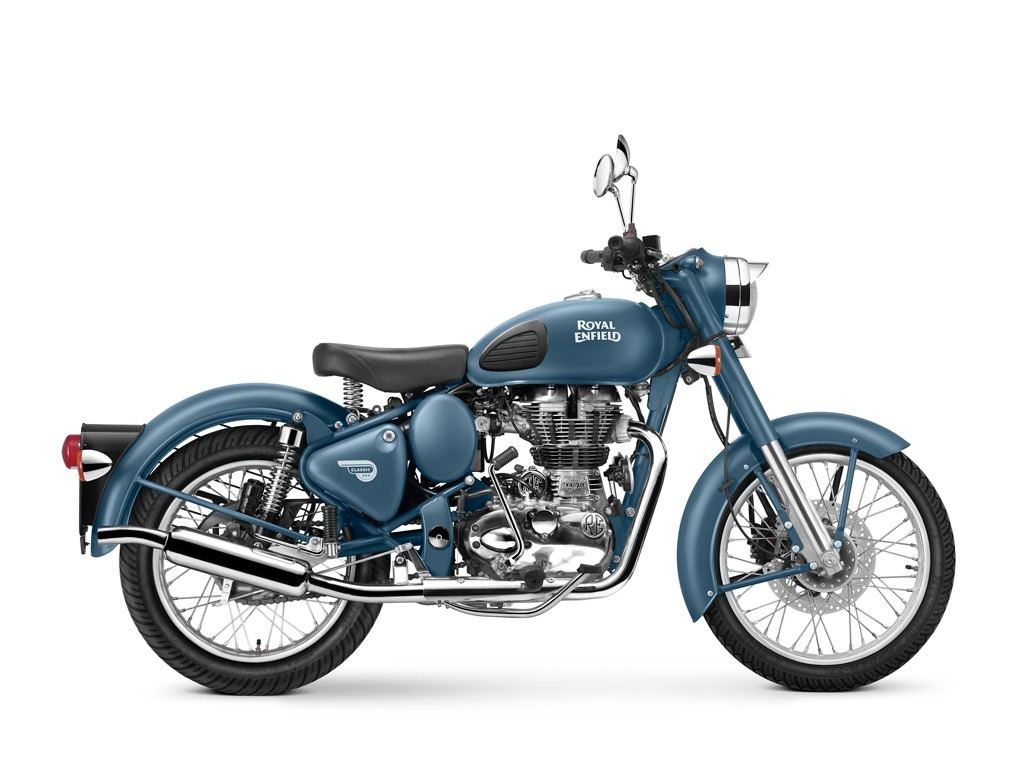 Royal Enfield Classic 500 in Squadron Blue launched